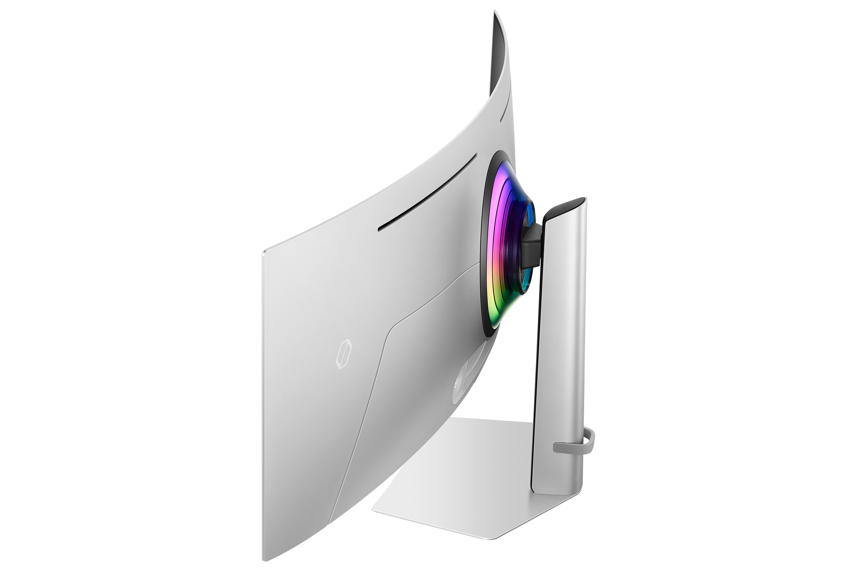 Samsung G93SC computer monitor 124.5 cm (49) 5120 x 1440 pixels Dual QHD OLED Silver