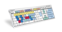Logickeyboard LKB-CBASE-CWMU-UK clavier USB QWERTY Anglais britannique Multicolore