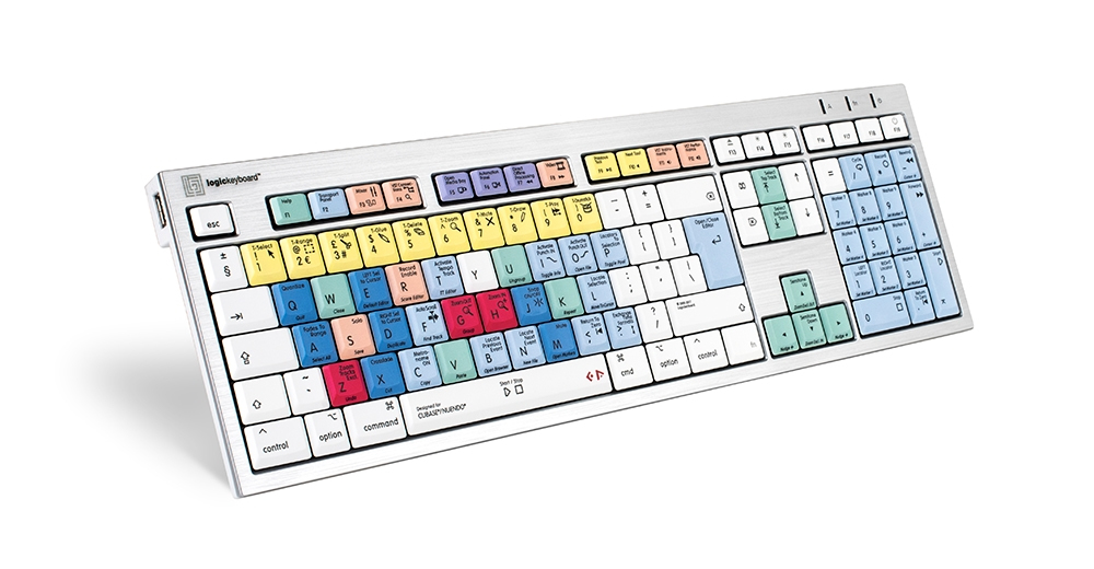 Logickeyboard LKB-CBASE-CWMU-UK teclado USB QWERTY Ingl�s del Reino Unido Multicolor