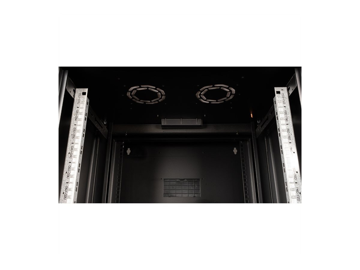 ROLINE Pro - Schrank Netzwerkschrank - zwei-teilig schwenkbar, 600 x 600 mm (B x T)