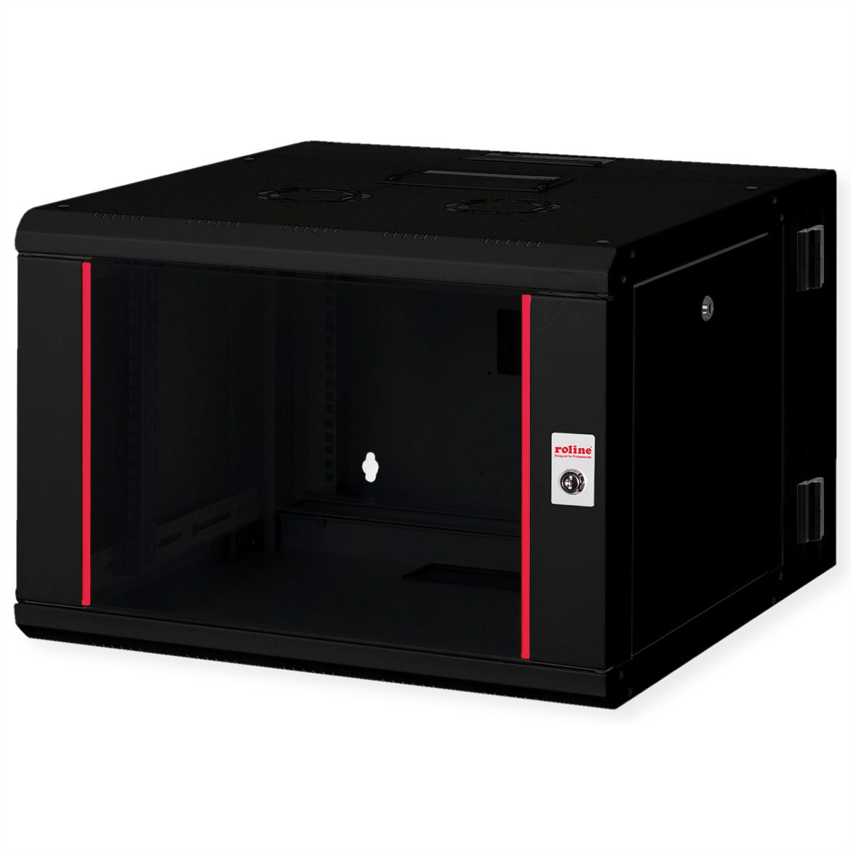 ROLINE Pro - Schrank Netzwerkschrank - zwei-teilig schwenkbar, 600 x 600 mm (B x T)