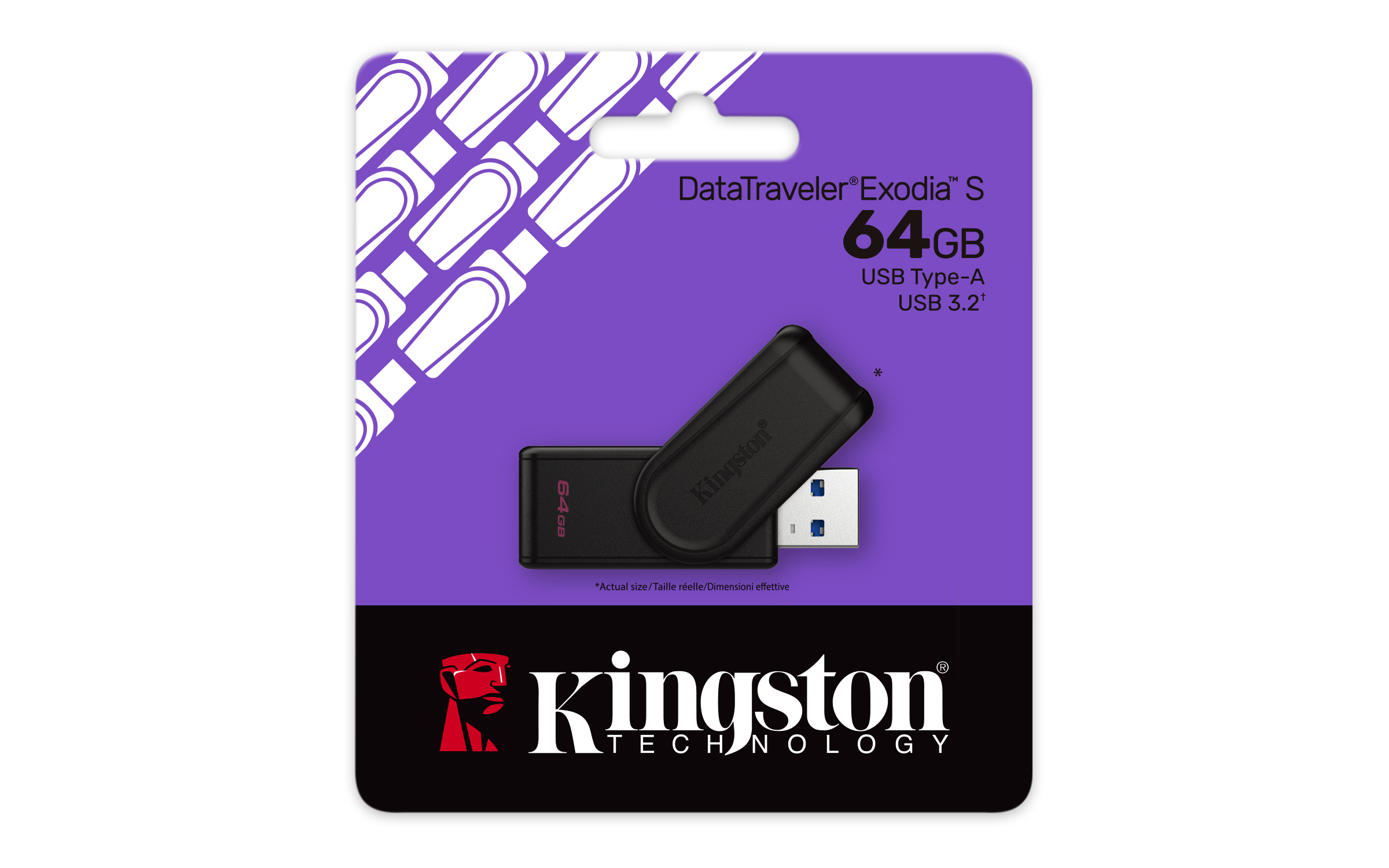 Kingston USB-Stick DataTraveler Exodia S USB 3.2 retail - Flash-Speicher - unsortiert