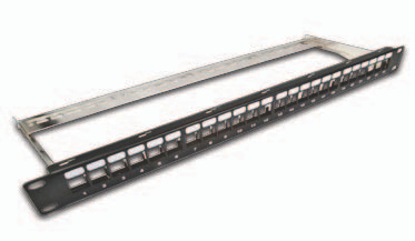 Wirewin TKS PANEL 24 BLACK baie de branchements