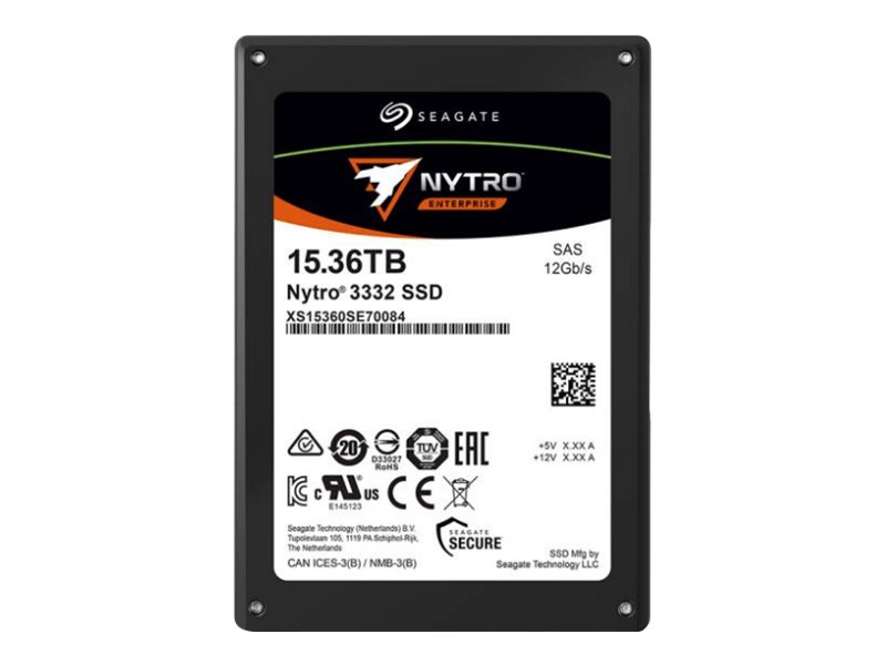 Seagate Nytro 3332 XS7680SE70094 - SSD - verschl�sselt - 7.68 TB - intern - 2.5 (6.4 cm)