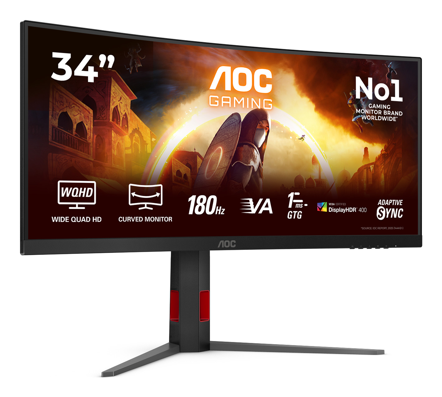 AOC CU34G4CA 34 21 3440x1440 - Flachbildschirm (TFT/LCD) - 86,4 cm