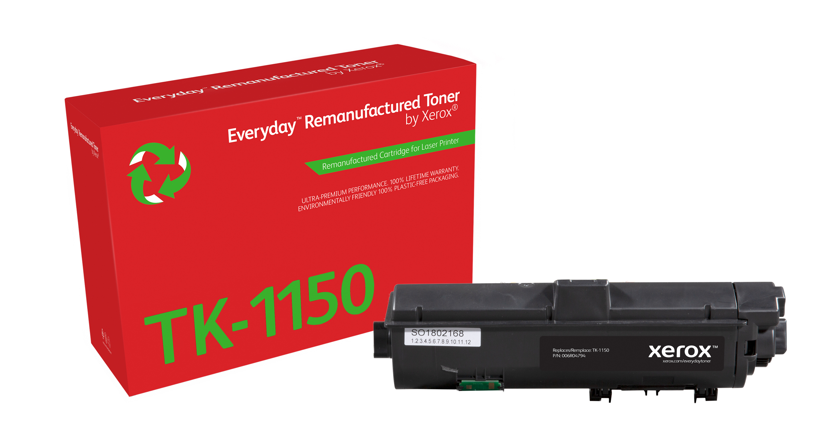 Remanufacturado Everyday Tner Everyday Negro remanufacturado de Xerox es compatible con Kyocera TK-1150, Capacidad estndar