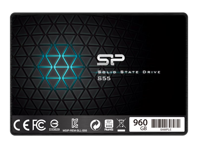 Silicon Power Slim S55 - 960 GB SSD - intern - 2.5 (6.4 cm)