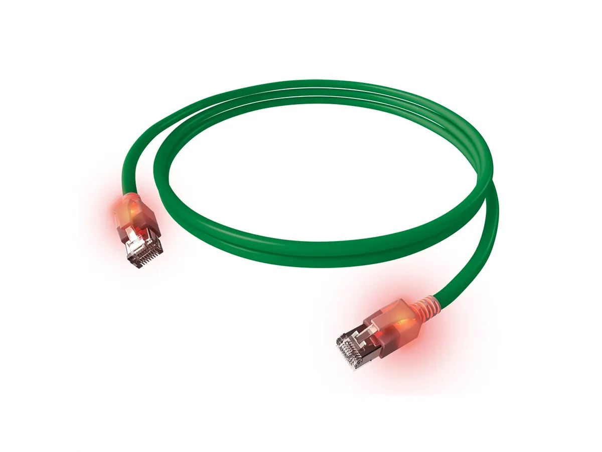 EasyLan CS1OGADAD0100 cable de red Verde 10 m Cat6a S/FTP (S-STP) Alrededor