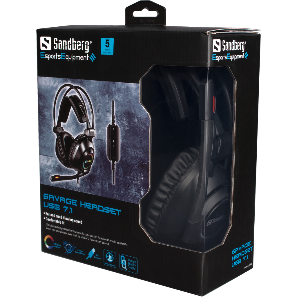SANDBERG Savage - Headset - ohrumschlieend - kabelgebunden