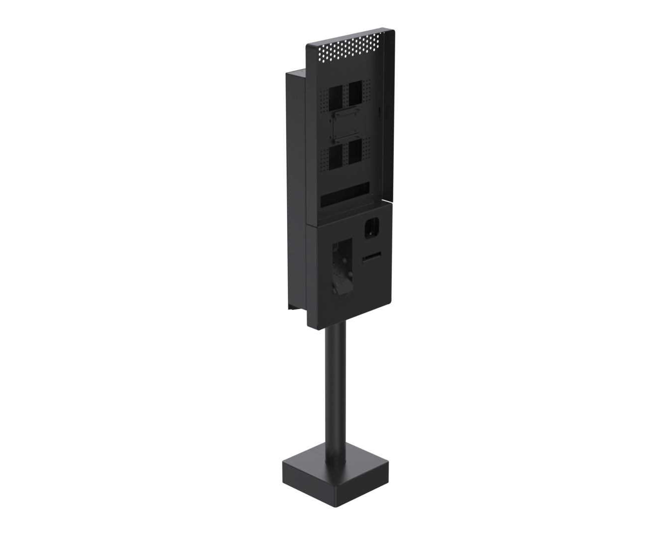 Ergonomic Solutions SpacePole Kiosk QSRK27MTS001-02 bo�te d affichage de messages