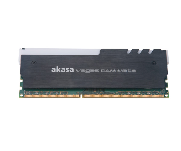 Akasa AK-MX248 sistema di raffreddamento per computer Mddulo di memoria Dissipatore di calore/Radiatore Nero