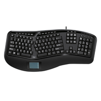 Adesso Tru-Form 450 - Standard - Verkabelt - USB - Membran-Schlsselschalter - QWERTY - Schwarz