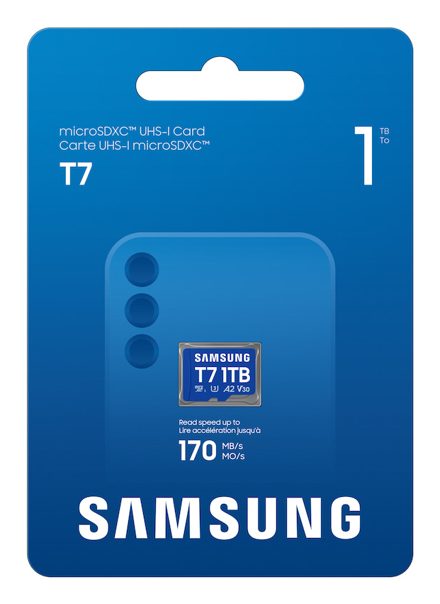 Samsung T7 microSD card