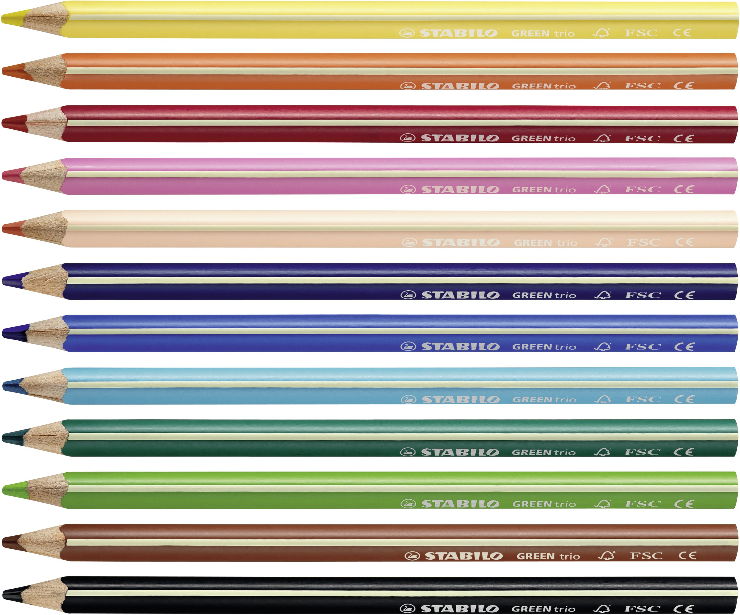 STABILO GREENtrio Multicolore 12 pi�ce(s)