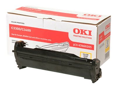 OKI 43460205 - Trommeleinheit gelb - fr C3300n, 3400n, 3450n, 3600n