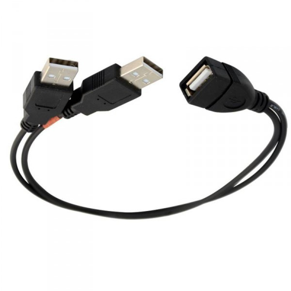ALLNET 133298 cable USB USB 2.0 2 x USB A USB A Negro