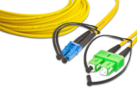 Lightwin High Quality Duplex LWL Patchkabel, SM, LC - SC/APC