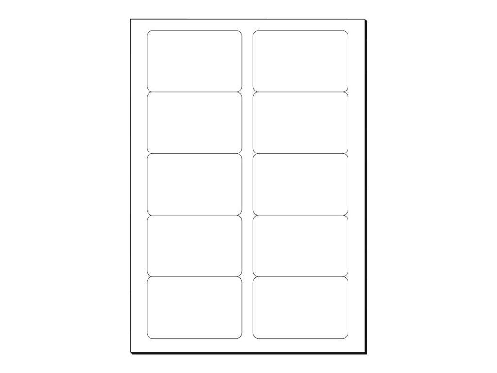 Sigel LP799 carte de visite Laser/a jet dencre Blanc