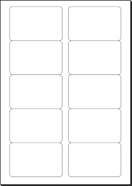 Sigel LP799 carte de visite Laser/a jet dencre Blanc