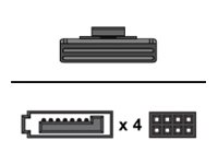 Supermicro Internes SAS-Kabel - mit Sidebands - 4x Mini SAS HD (SFF-8643)