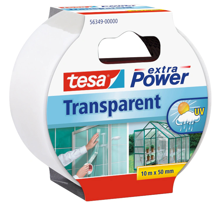 TESA 56349-00000-05 nastro adesivo Adatto per uso interno Adatto per uso esterno 10 m Polietilene Trasparente