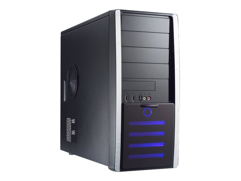 Chenbro Geh�use Midi Tower PC617 ATX schwarz/silber NEUTRAL - Tower - ATX