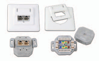 Wirewin DD-TRIO-K5E UP2 WS prise de courant Blanc