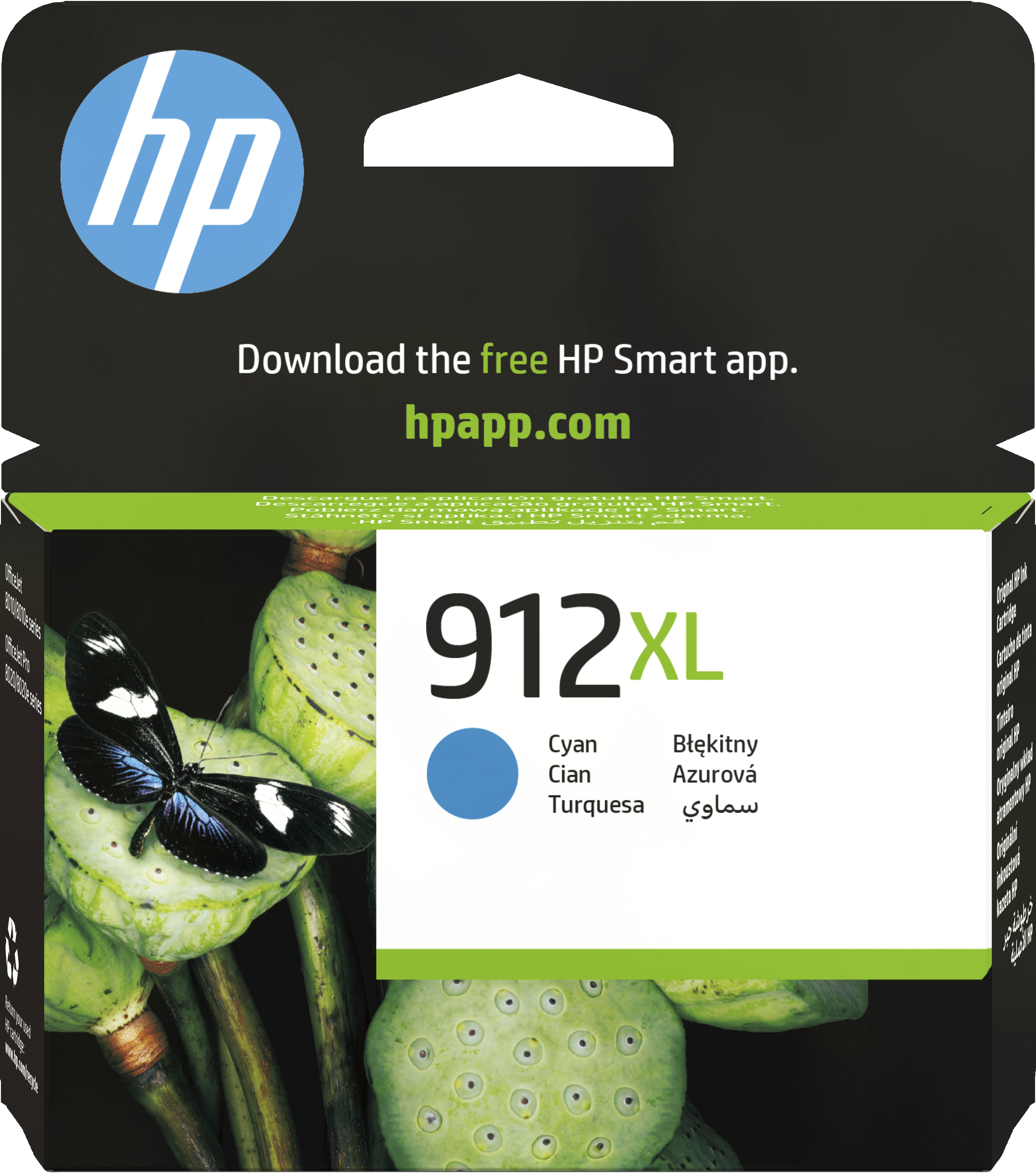 HP 912XL - 9.9 ml - Hohe Ergiebigkeit - Cyan