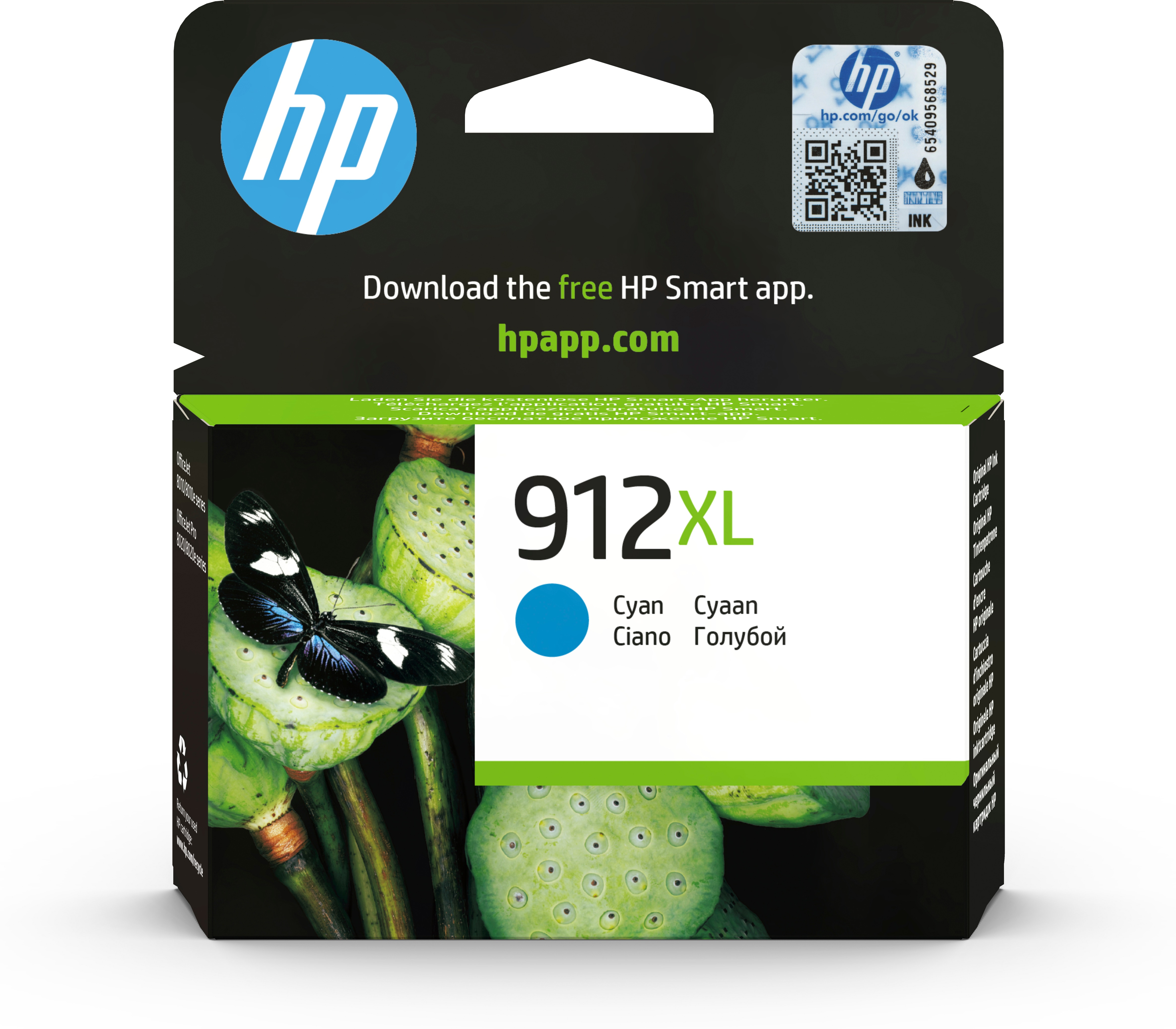 HP 912XL - 9.9 ml - Hohe Ergiebigkeit - Cyan