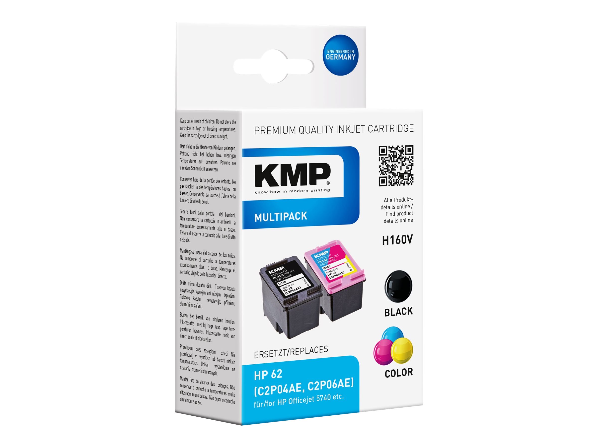 KMP 1741,4805 ink cartridge 2 pc(s) Compatible Black, Cyan, Magenta, Yellow