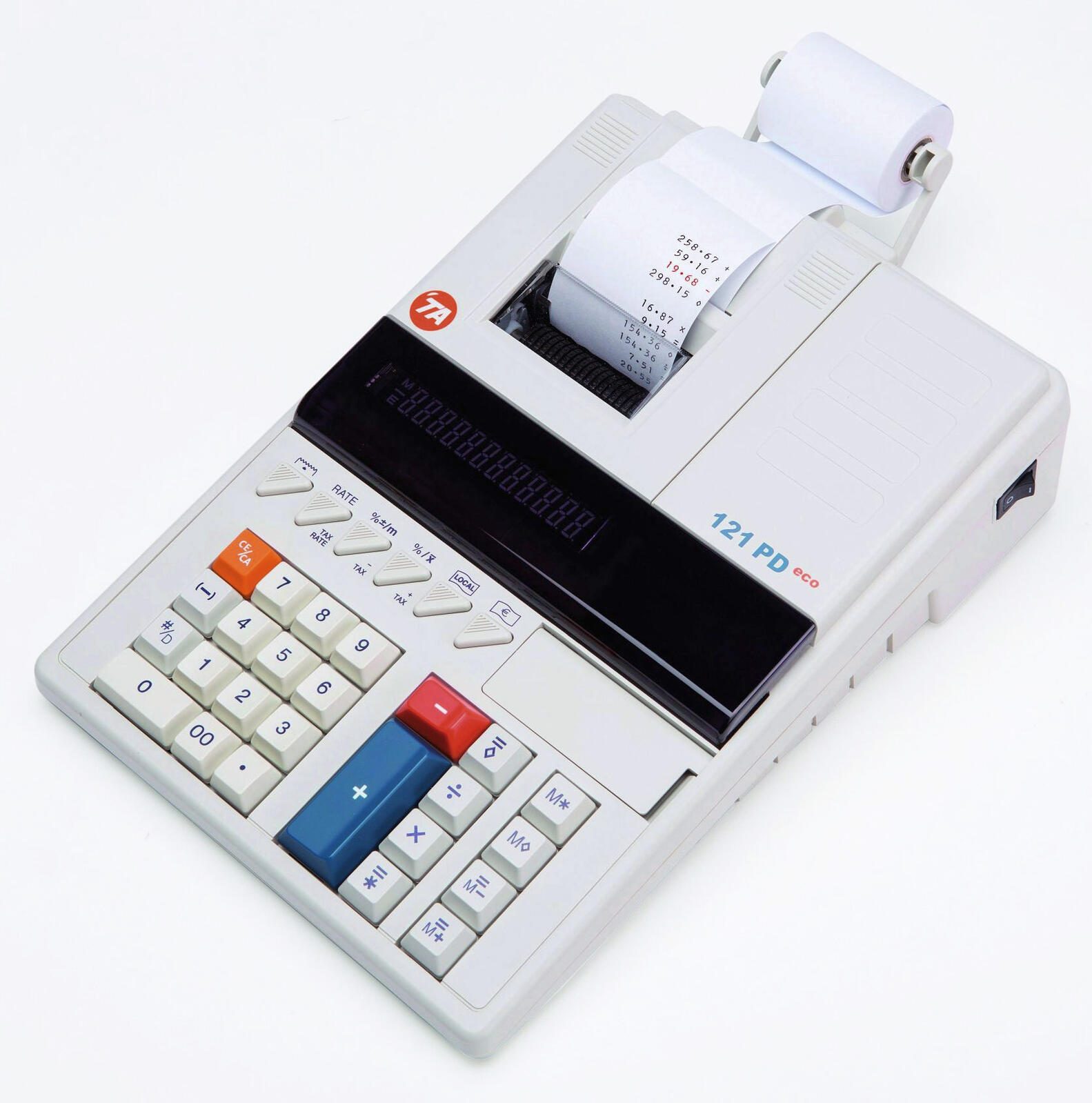 Triumph-Adler TA 121PD eco Tischrechner druckend 12-stellig