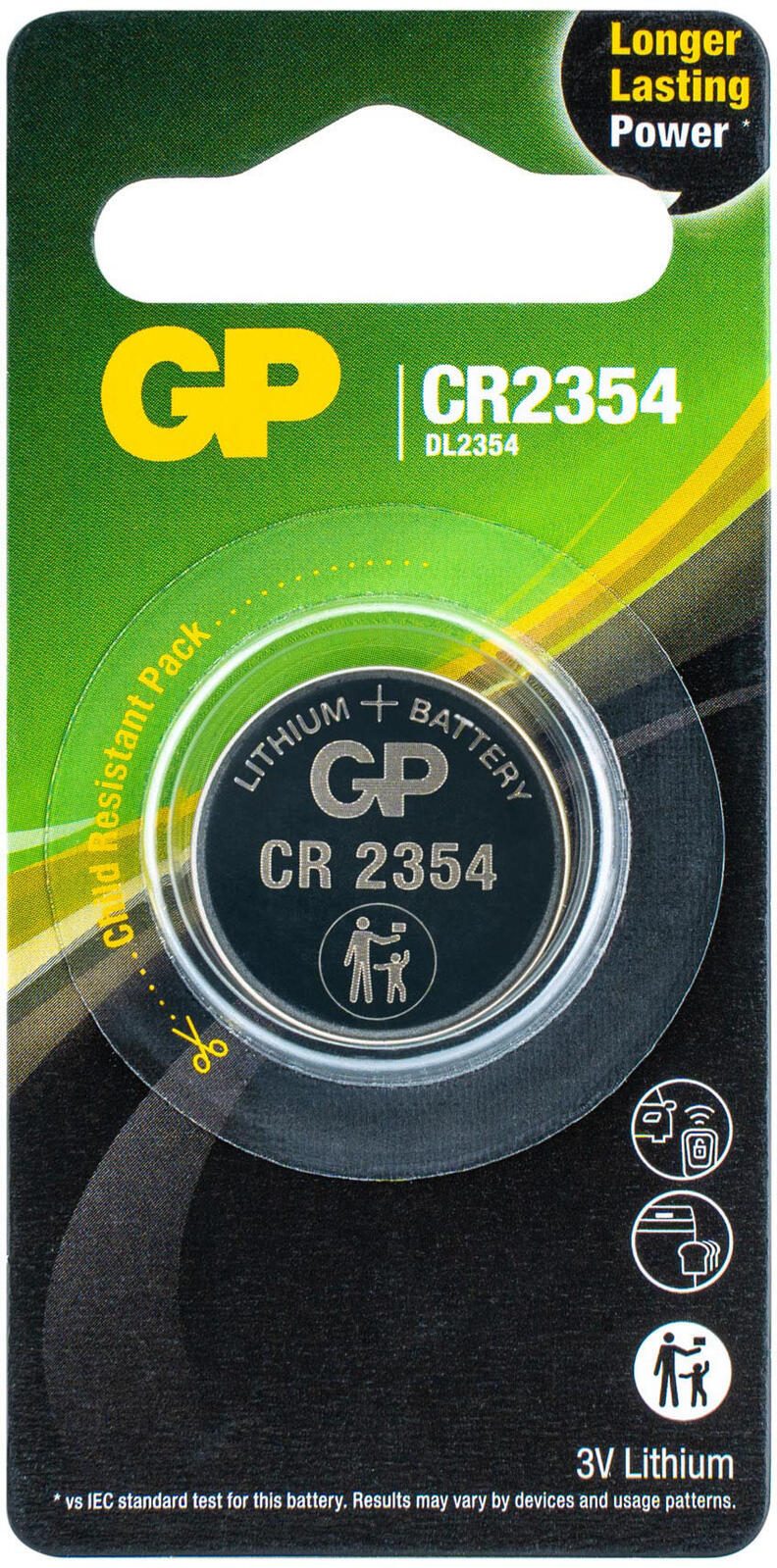 GP Battery GPPBL2354001 Knopfzelle CR 2354 Lithium 560 mAh 3 V 1 St.