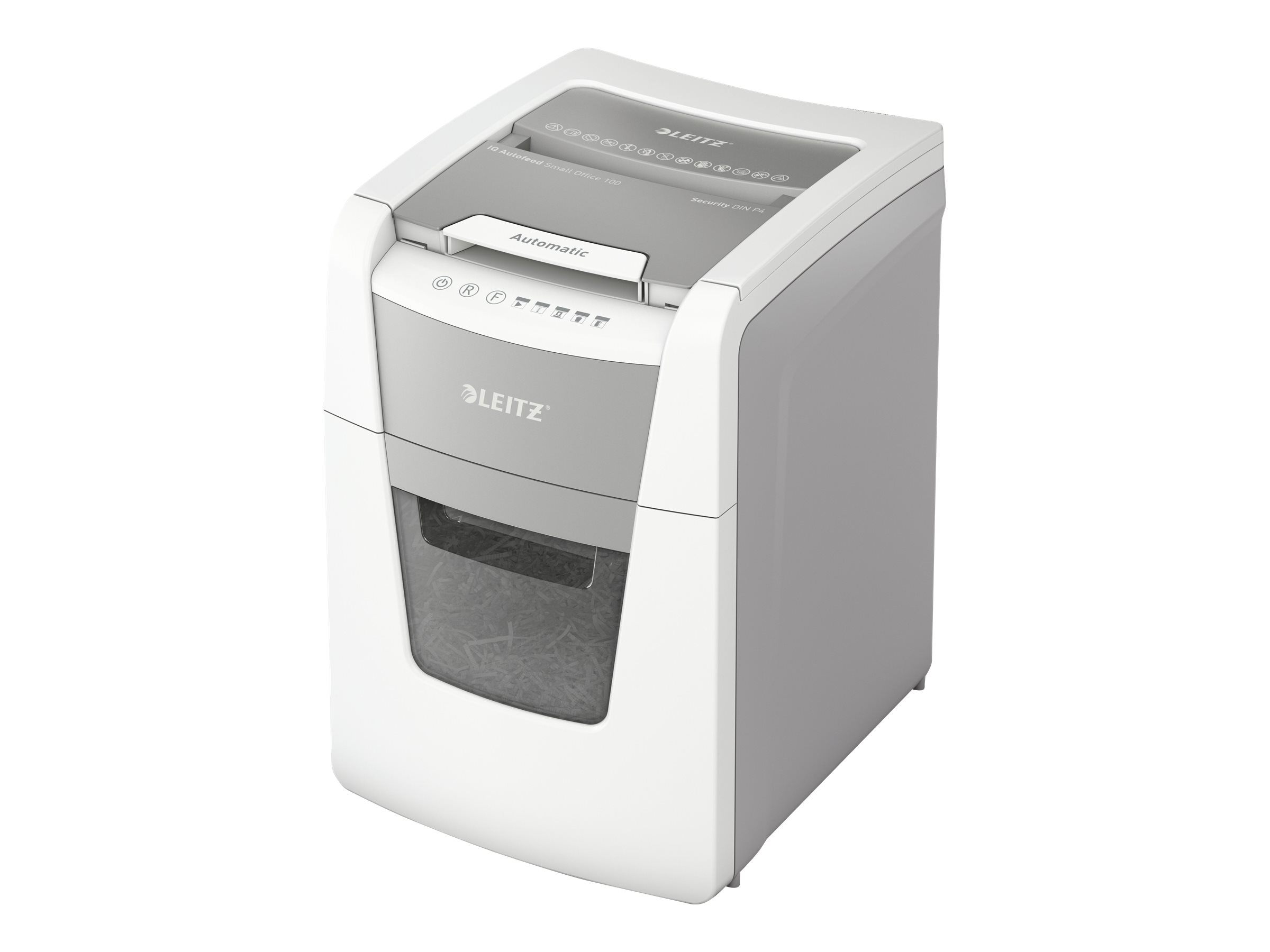 Leitz 80110000 triturador de papel Corte cruzado 22 cm Gris, Blanco