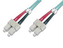Digitus Fiber Optic Multimode Patch Cord, OM 3, SC / SC