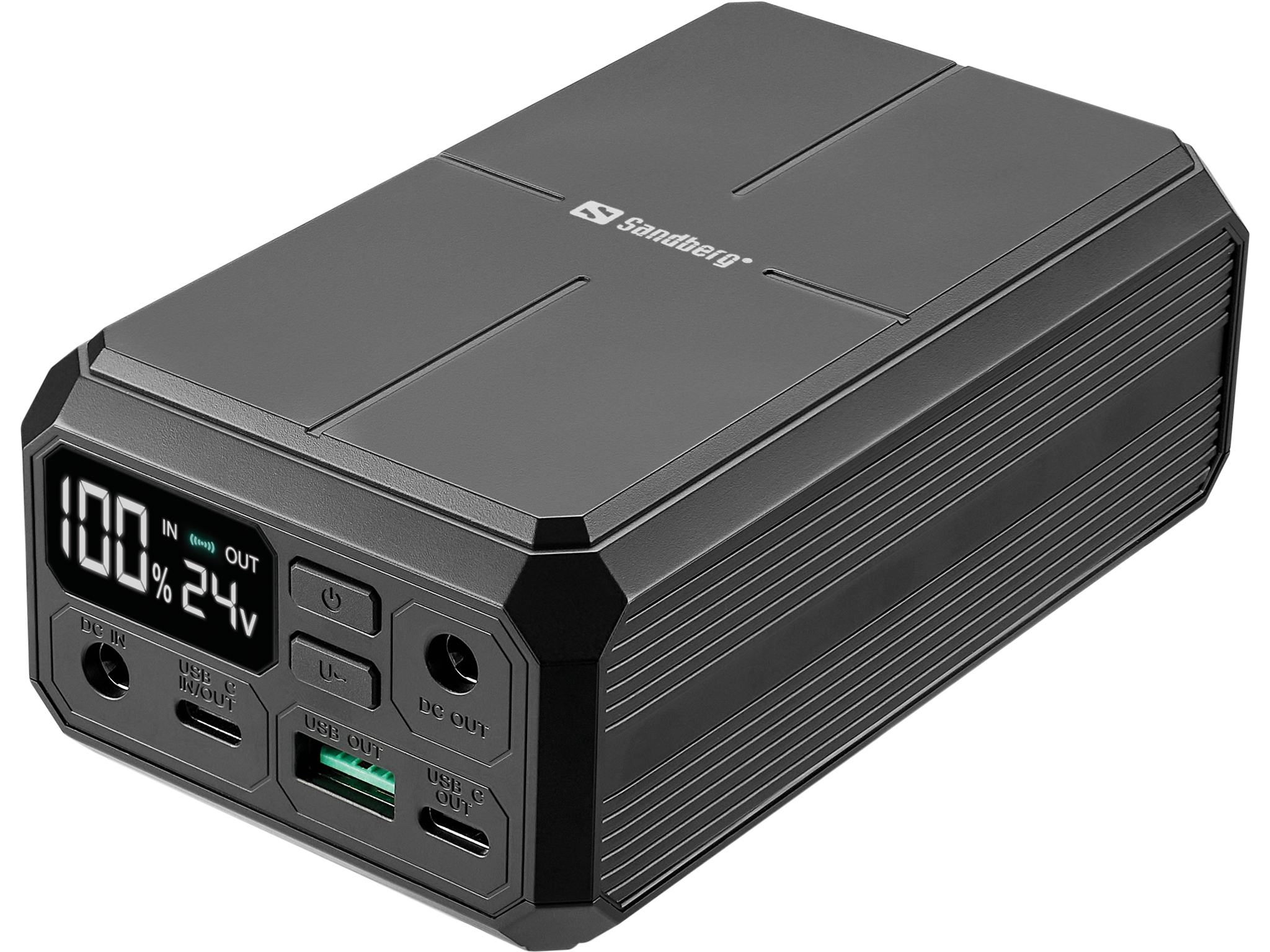Sandberg Laptop Powerbank 27000 PD100W 27000 mAh Recharge sans fil Noir
