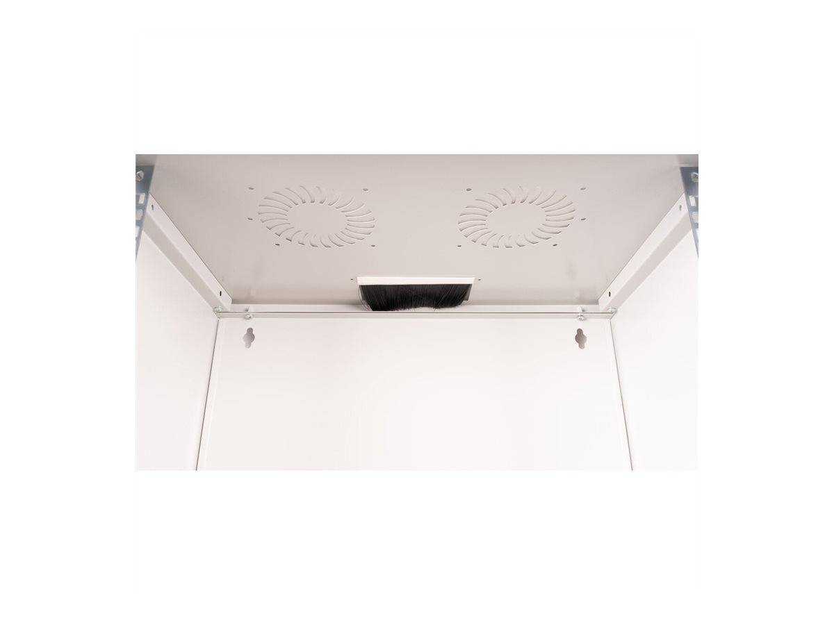 ROLINE Basic - Geh�use - Set, 540x400 BxT - geeignet f�r Wandmontage - RAL 7035, Hellgrau - 7U - 48.3 cm (19)