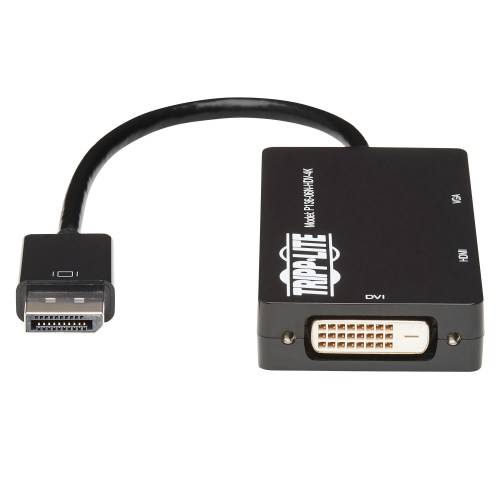 Adaptador Convertidor Todo en Uno DisplayPort a VGA/HDMI DP ver 1.2 4K 30  Hz HDMI