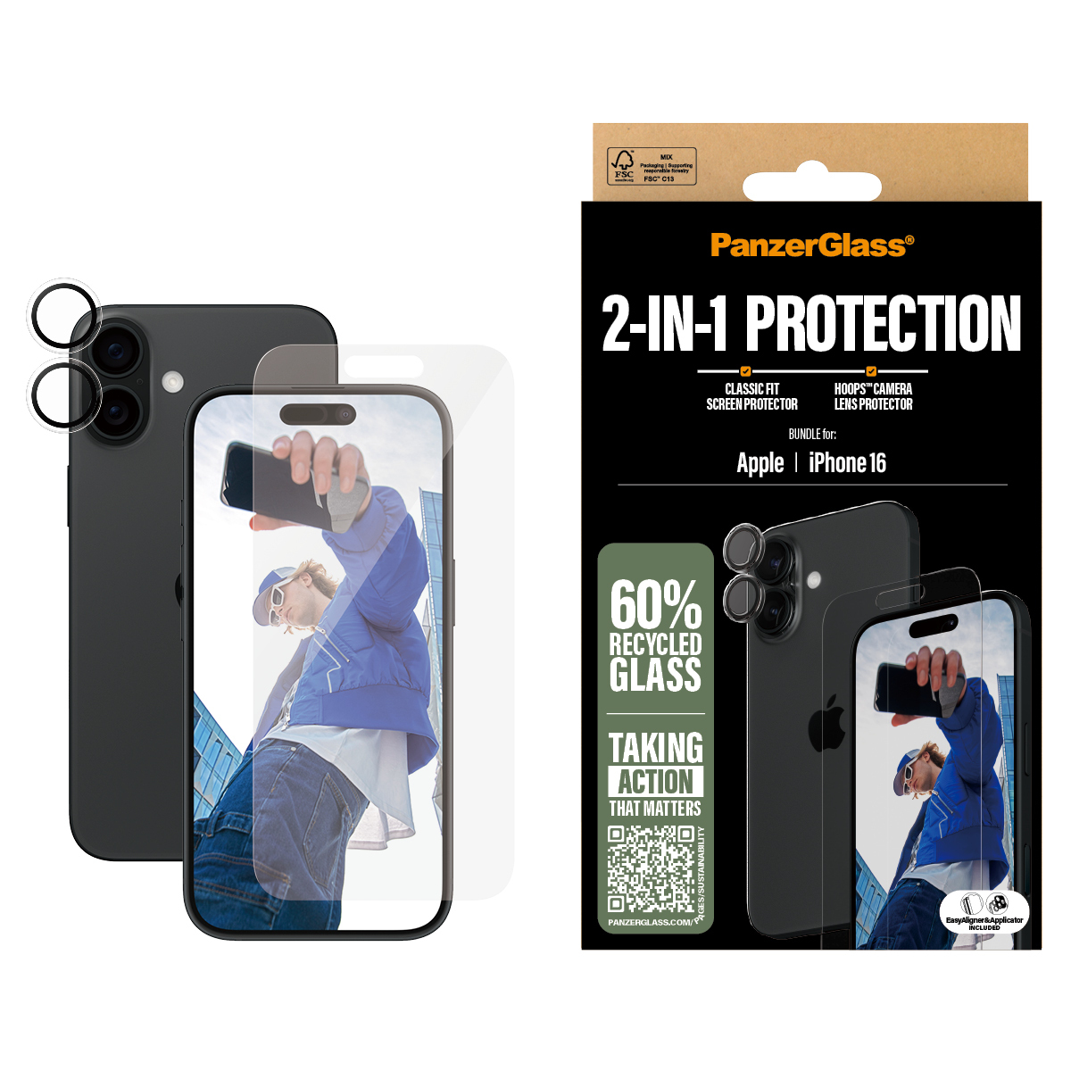 PanzerGlass 2-in-1 Bundle iPhone24 6.1