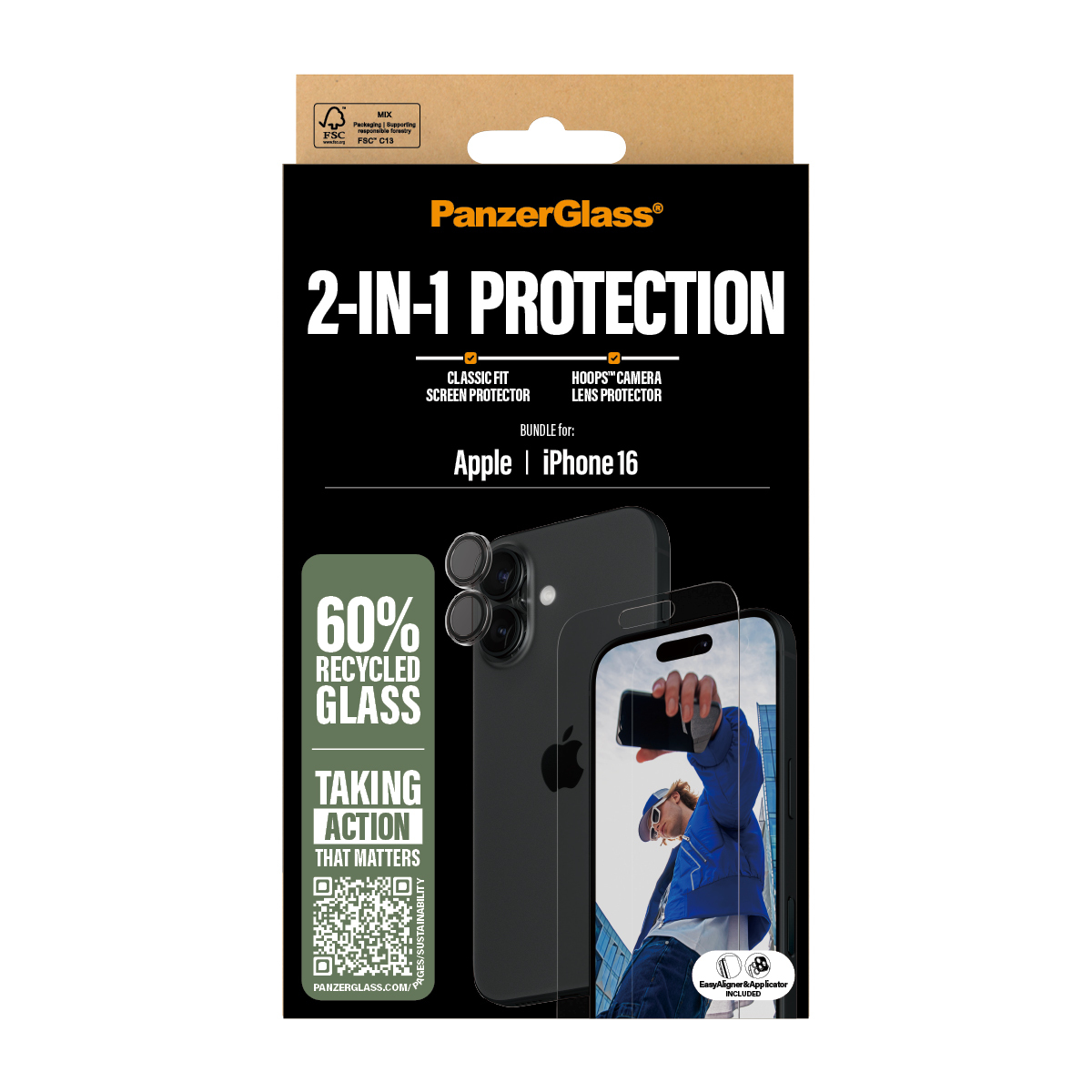 PanzerGlass 2-in-1 Bundle iPhone24 6.1