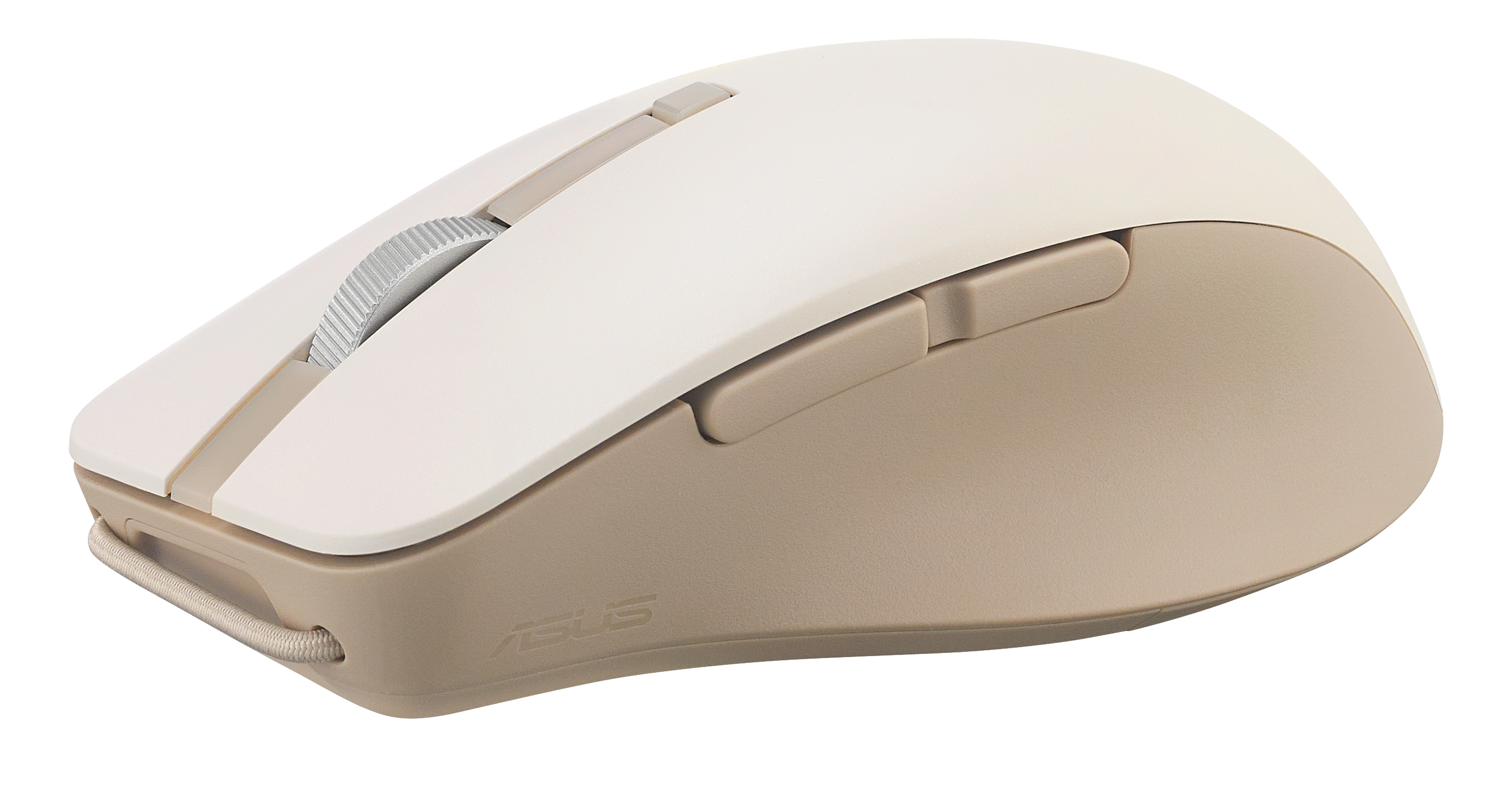 ASUS SmartO MD200 Silent Plus - Maus - optisch - 6 Tasten - kabellos - 2.4 GHz, Bluetooth 5.0 - kabelloser Empf�nger (USB)