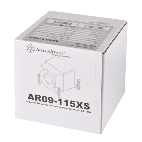 SilverStone Argon Series AR09-115XS - Prozessor-Luftkühler - (für: LGA1156, LGA1155, LGA1150, LGA1151)