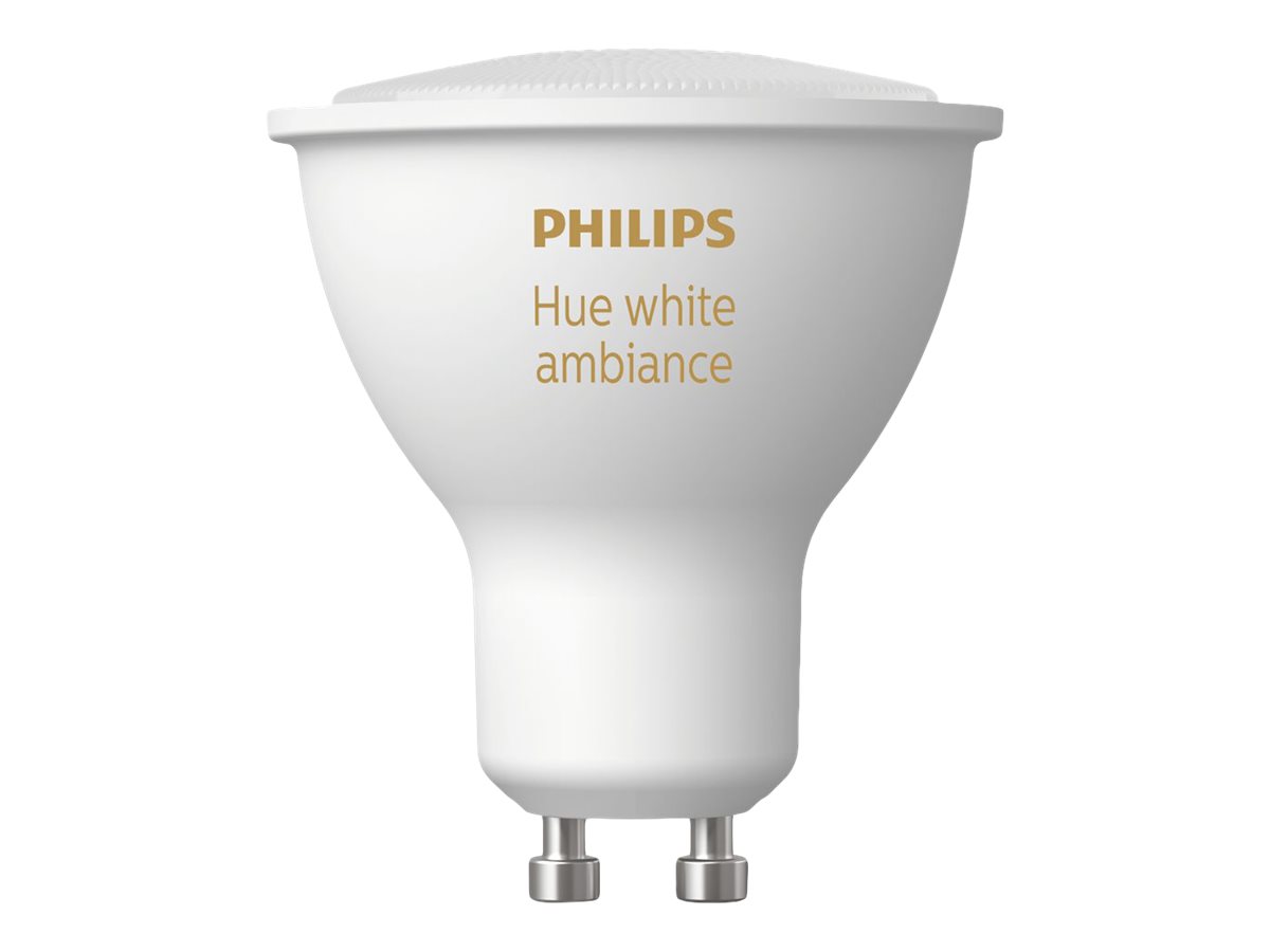 Signify Philips Hue White ambiance - LED-Spot-Glhbirne - GU10 - 4.3 W (Entsprechung 35 W)