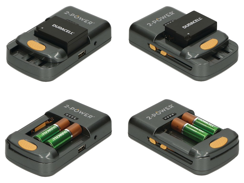 2-Power Universal Camera Battery Charger-Retail