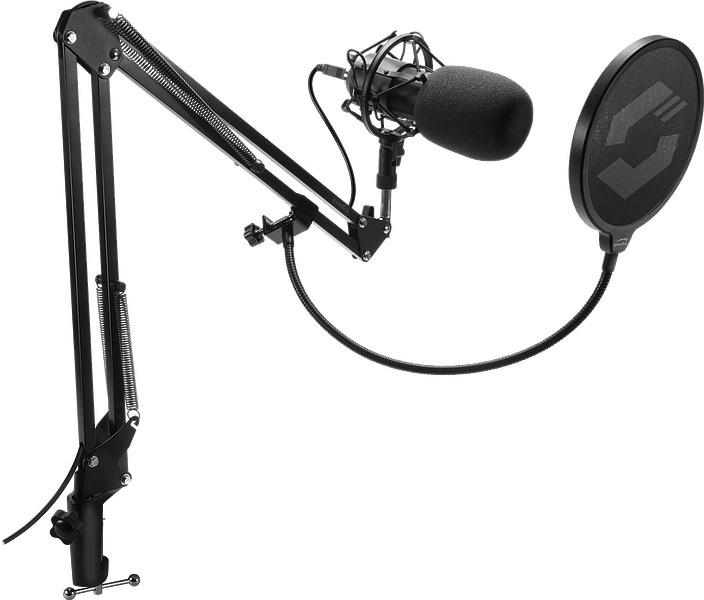 SPEEDLINK Volity Ready Noir Microphone de studio