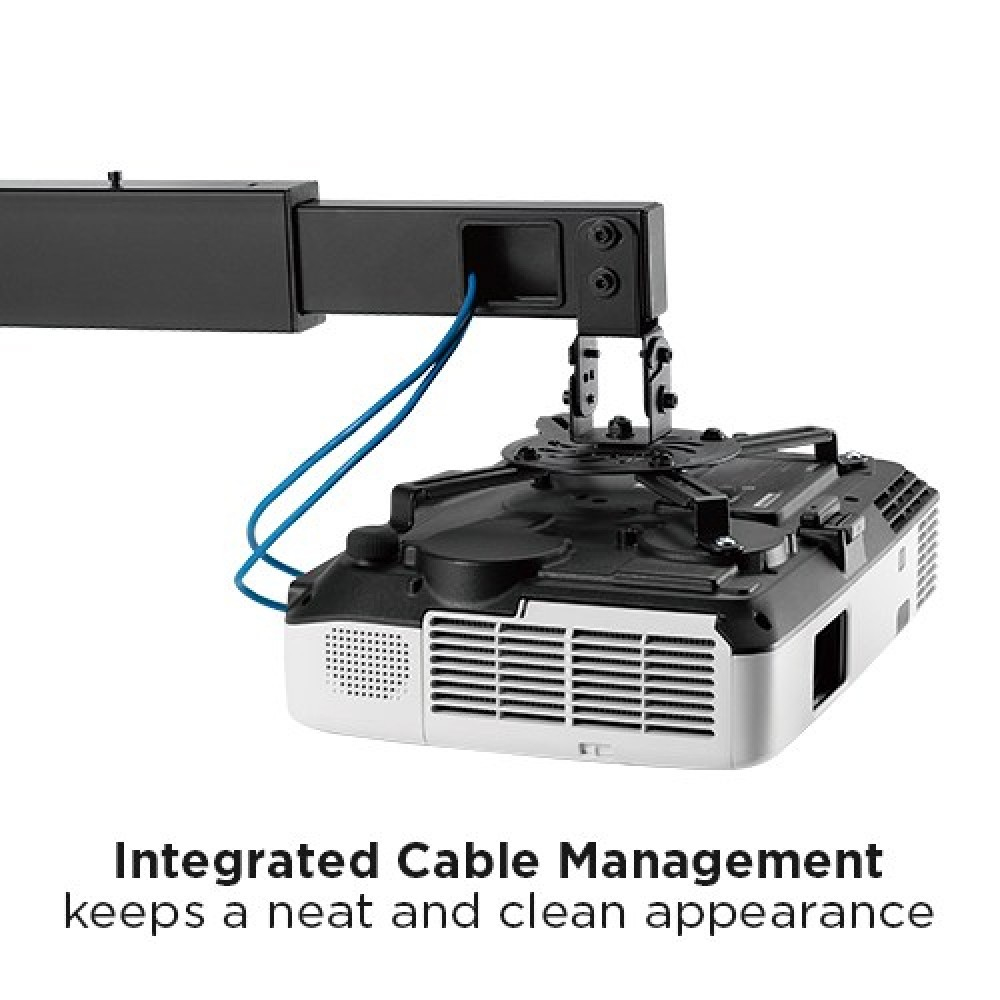 Techly Wandhalterung fr Beamer ausziehbar 926-1528mm schwarz