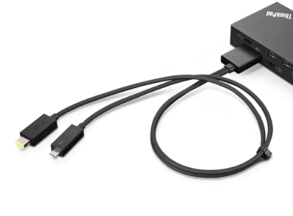 Lenovo 4X90U90616 Adaptador grfico USB Negro