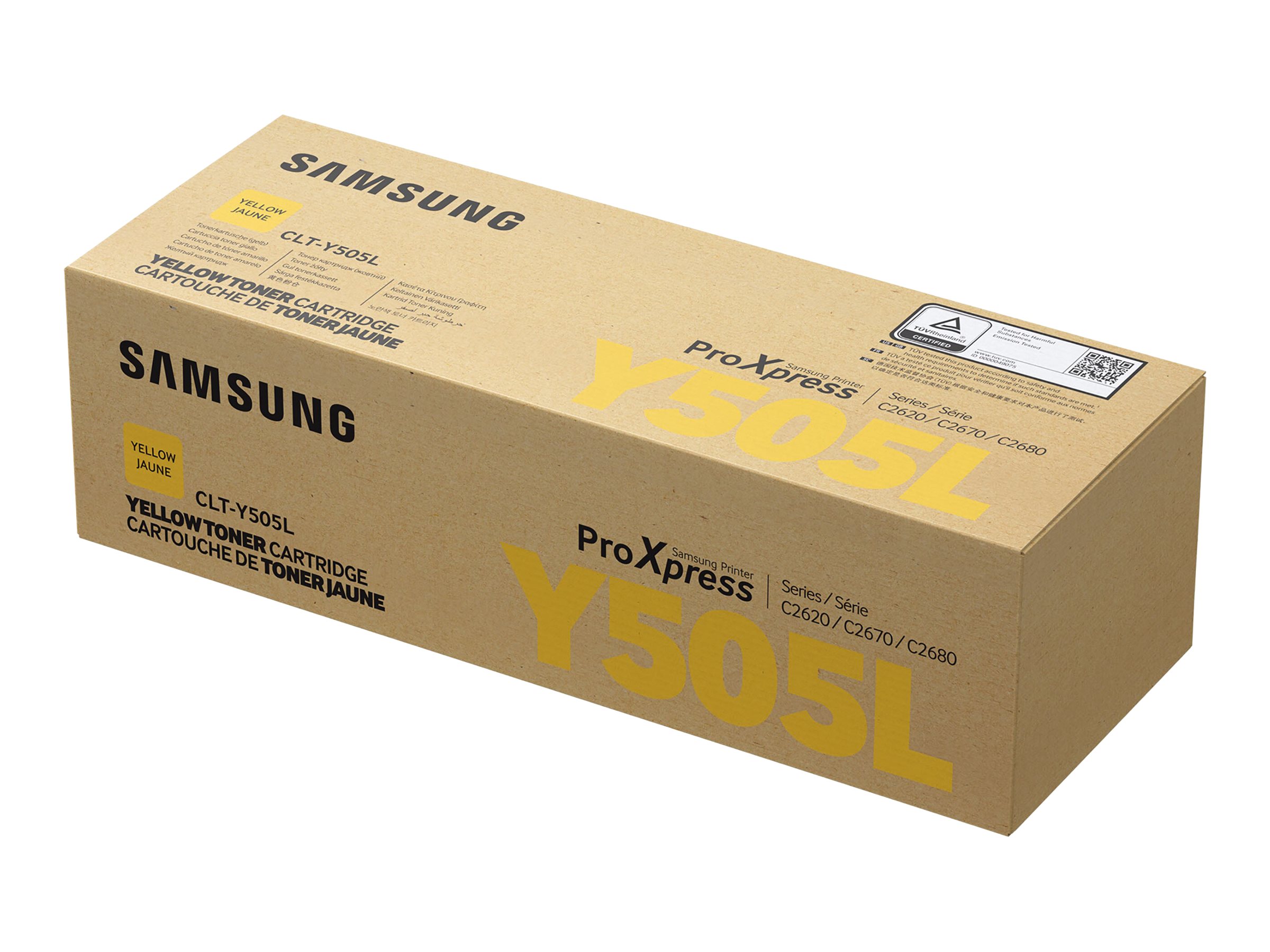 Samsung Cartouche de toner jaune haut rendement CLT-Y505L