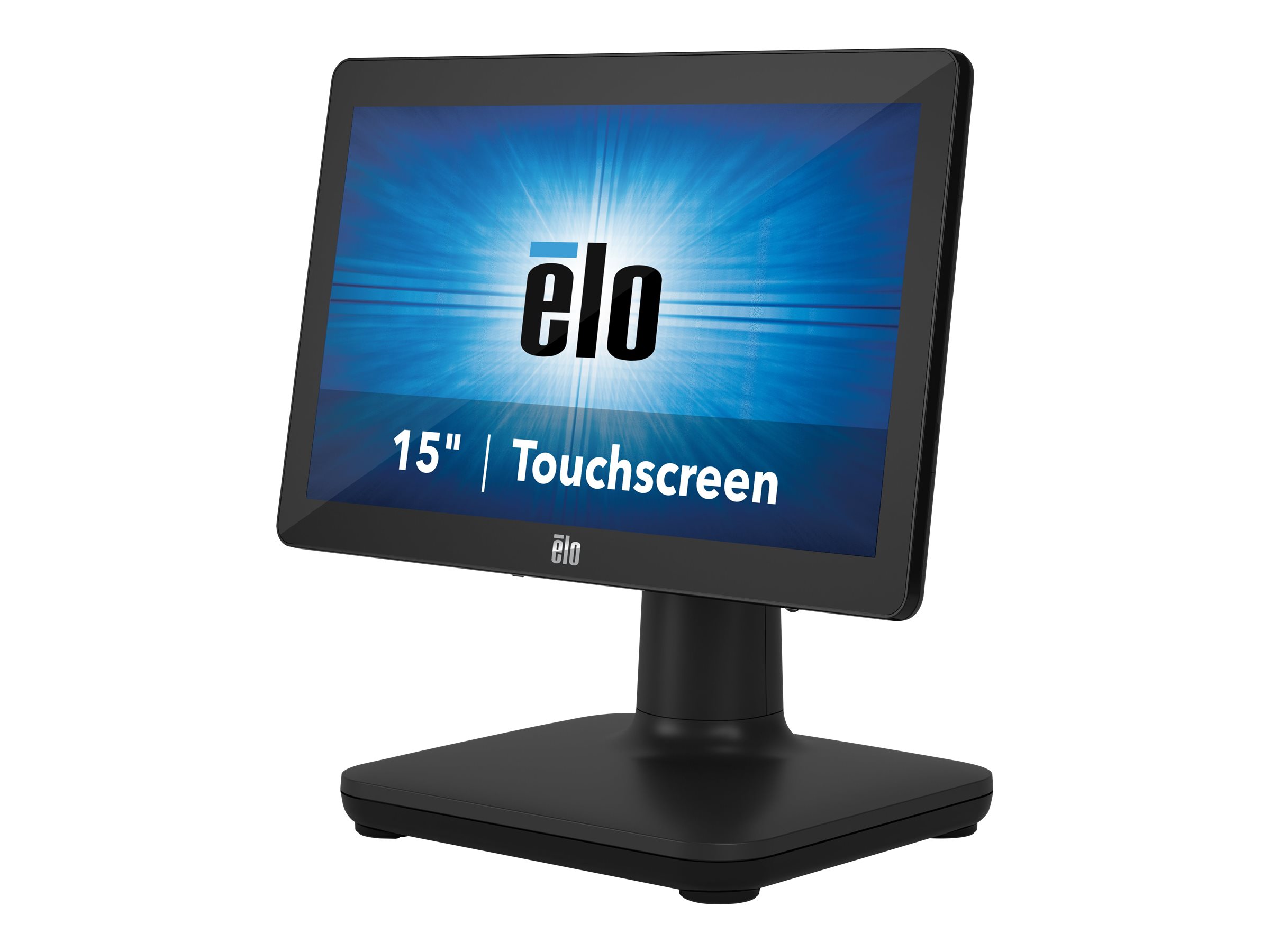 Elo Touch Solutions EloPOS System i5 - All-in-One (Komplettlsung) - 1 x Core i5 8500T / 2.1 GHz - vPro - RAM 8 GB - SSD 128 GB - UHD Graphics 630 - GigE - WLAN: 802.11a/b/g/n/ac, Bluetooth 5.0 - kein Betriebssystem - Monitor: LED 39.6 cm (15.6)