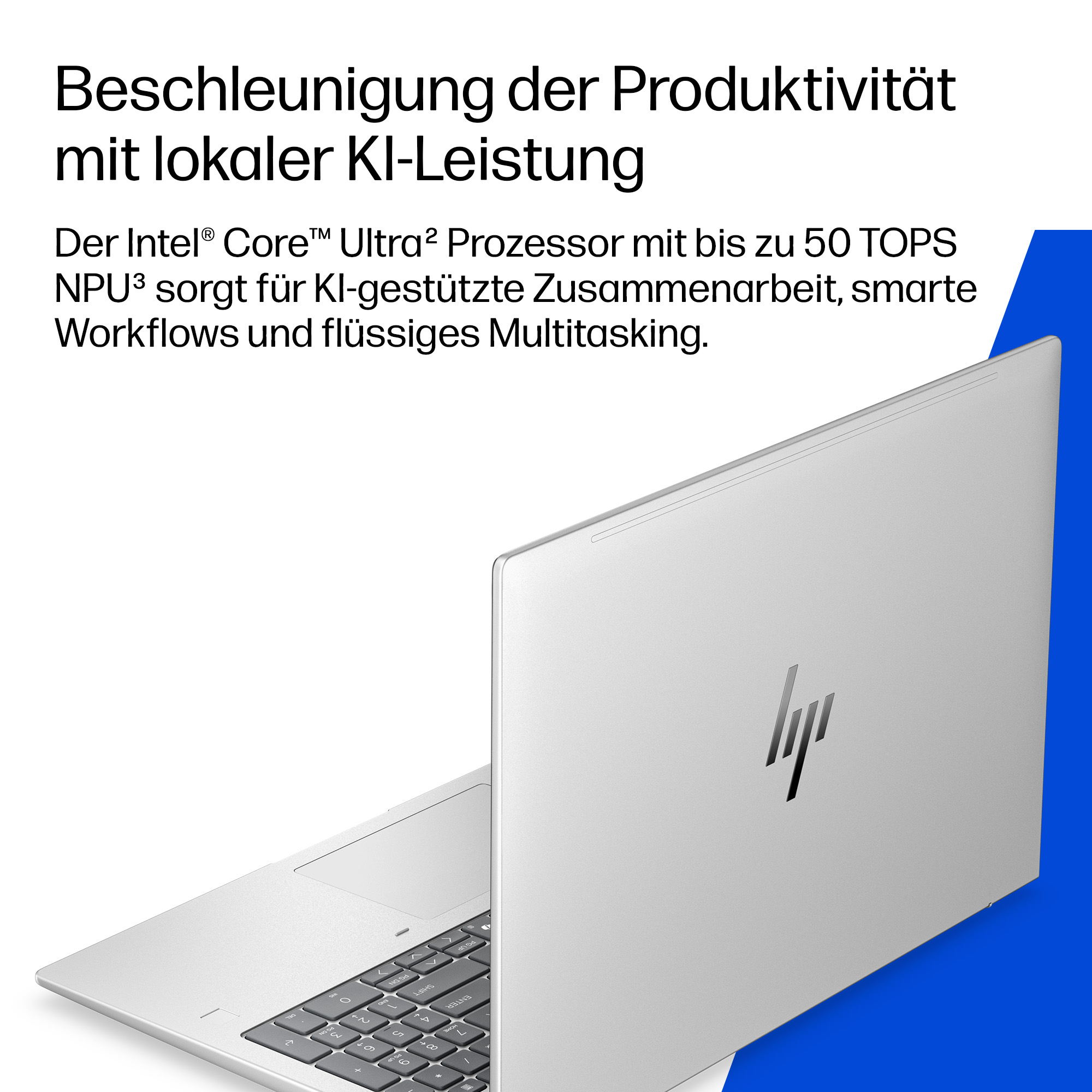 HP EliteBook 6 G2i Notebook Next Gen AI - 177-Grad Scharnierdesign - Intel Core Ultra 5 335 / 2.2 GHz - Win 11 Pro - Intel Graphics - 32 GB RAM - 512 GB SSD NVMe - 40.6 cm (16)