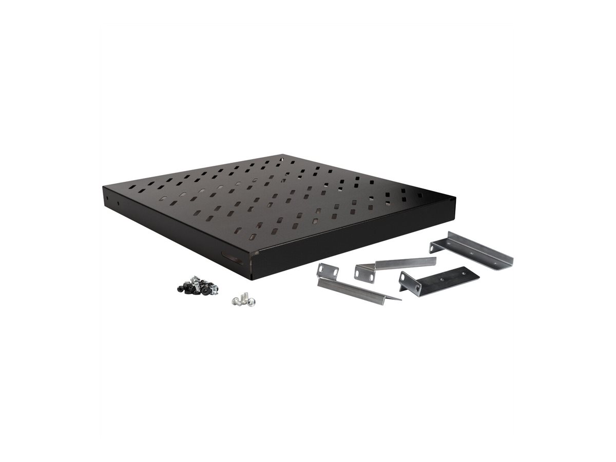 ROLINE Rack - Regal - 500 mm tief, Tragf�higkeit 50 kg - RAL 9005, Jet Black - 1U - 48.3 cm (19)